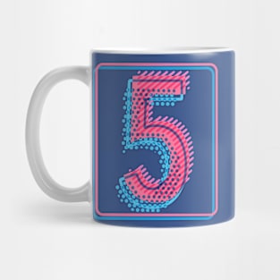 My lucky number Five 5 Mug